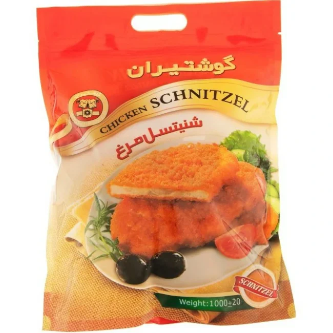 شنیسل مرغ یک کیلویی گوشتیران